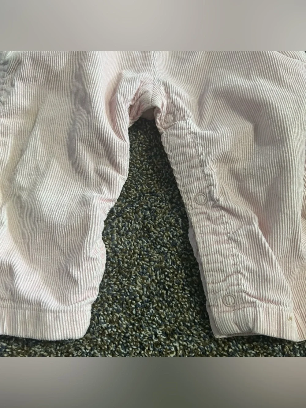 Vintage 80s 90s OshKosh B'Gosh 24 month pink toddler corduroy vestbak overalls